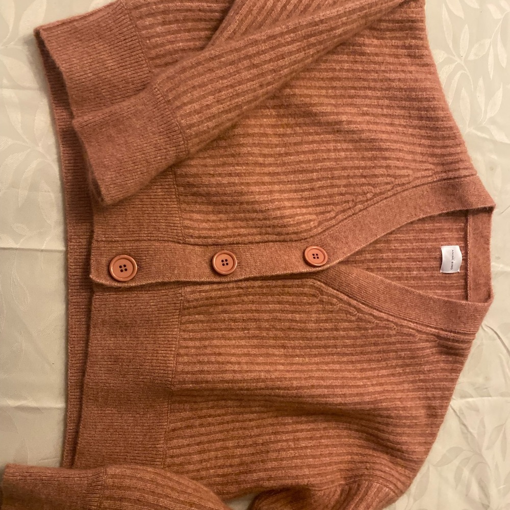 Anine bing size small pink cardigan. Super soft. Perfect condition